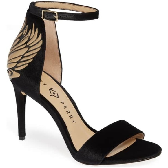 Sexy Wing Accented Katy Perry Sandals - Picture 2 of 4